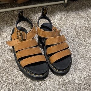 Dr. Martens Tan Leather Women’s Sandals